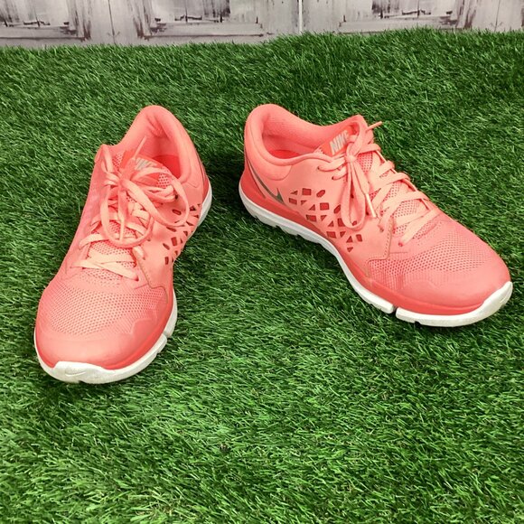 Nike Flex Run 2015 Orange Running Shoes 8.5 - Picture 10 of 11